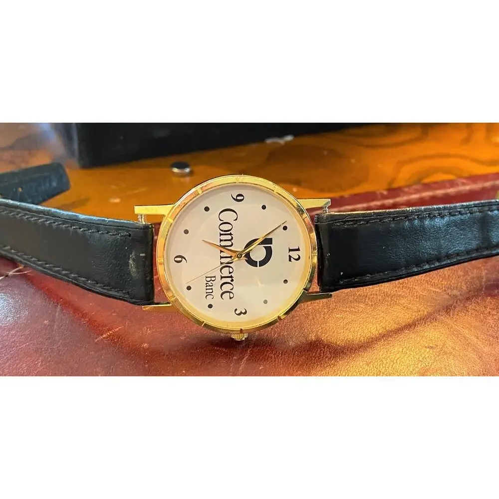 Unisex 34mm Commerce Banc Watch by Great American Images, Gold Tone